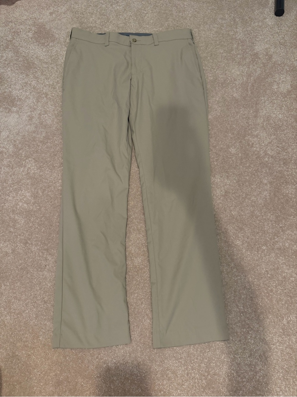 Hogan Men's Light Khaki Straight Chinos